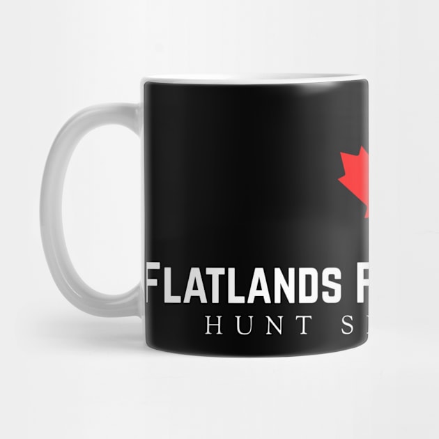 Flatlands 2nd gen logo white letter by Flatlands Field and Fowl